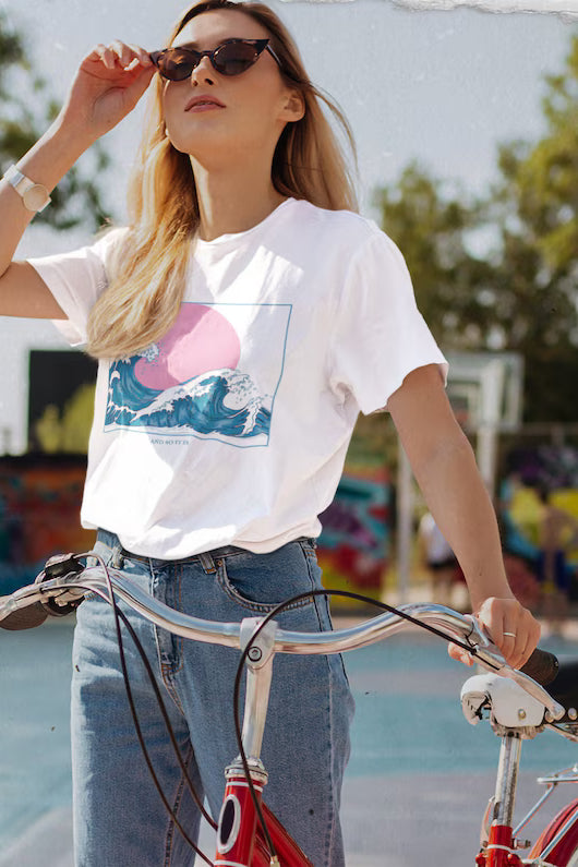 Oversized Hoodie - The Great Wave T-Shirt