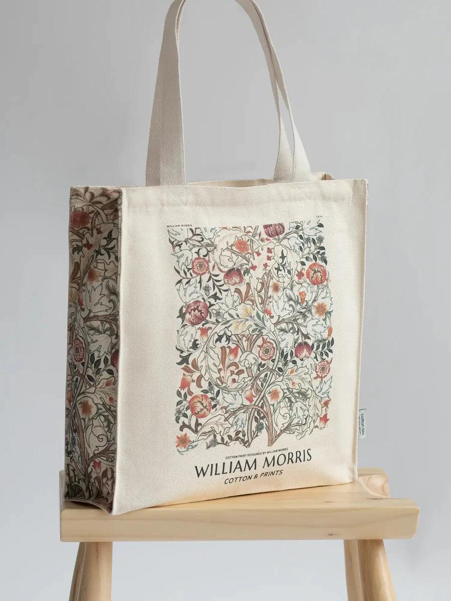 William Morris Red Rose - Tote Bag-My Turtle