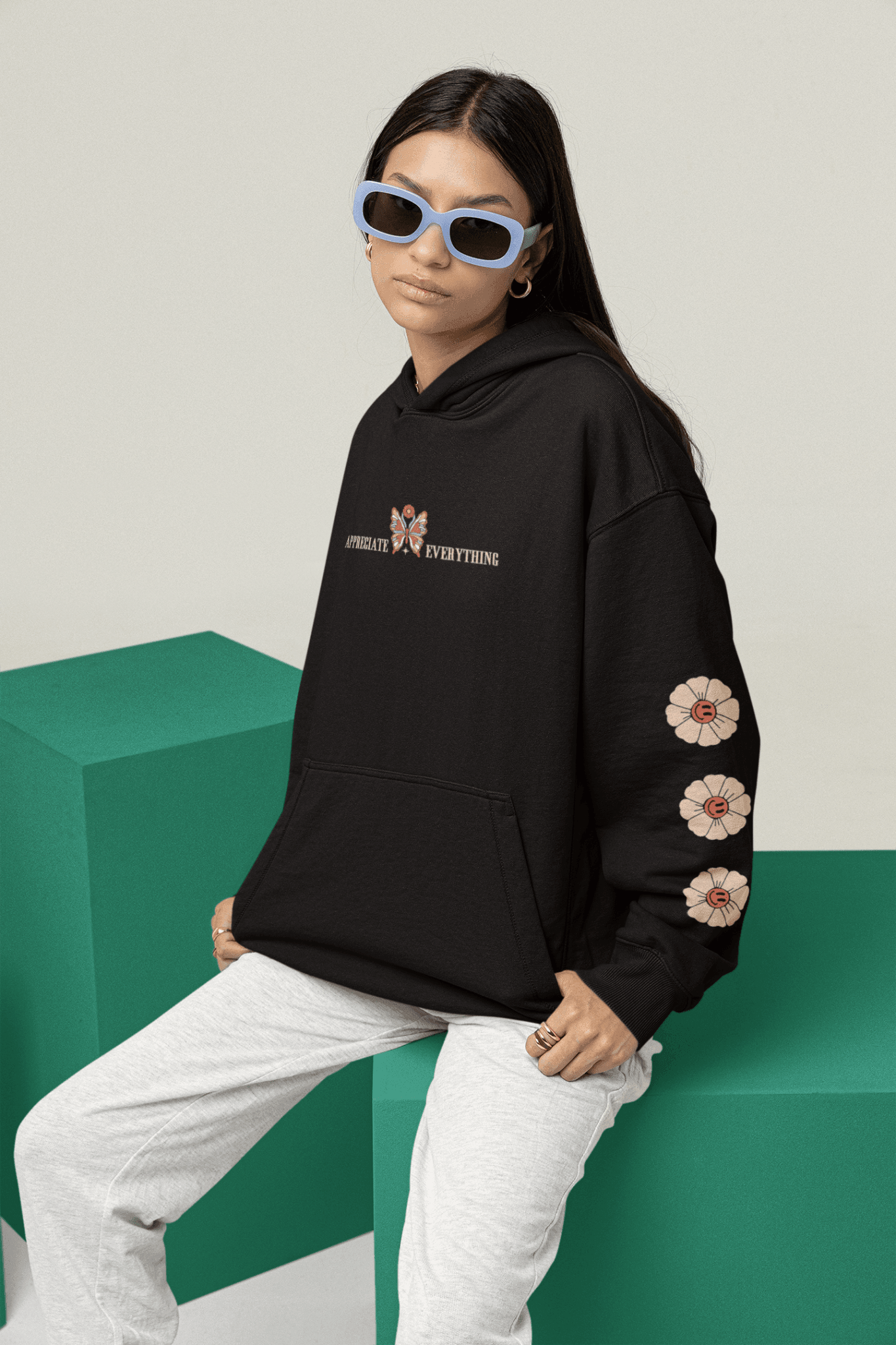 Oversized Hoodie - Appreciate Everything Hoodie