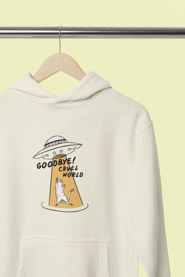 Oversized Hoodie - Goodbye Cruel World Hoodie