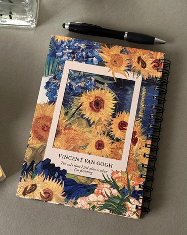 Van Gogh's Sunflower Symphony Notebook
