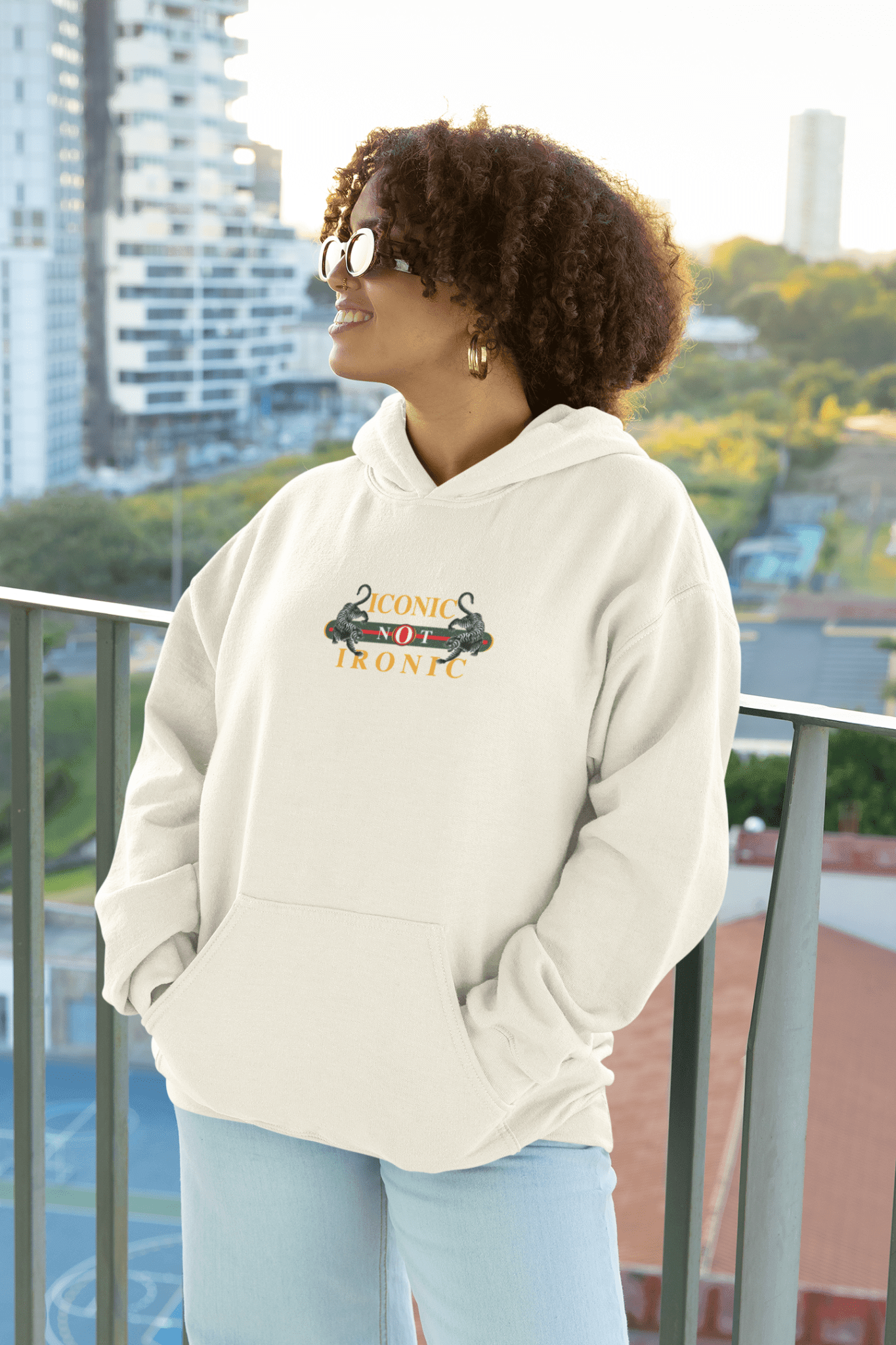 Oversized Hoodie - Iconic Not Ironic Hoodie