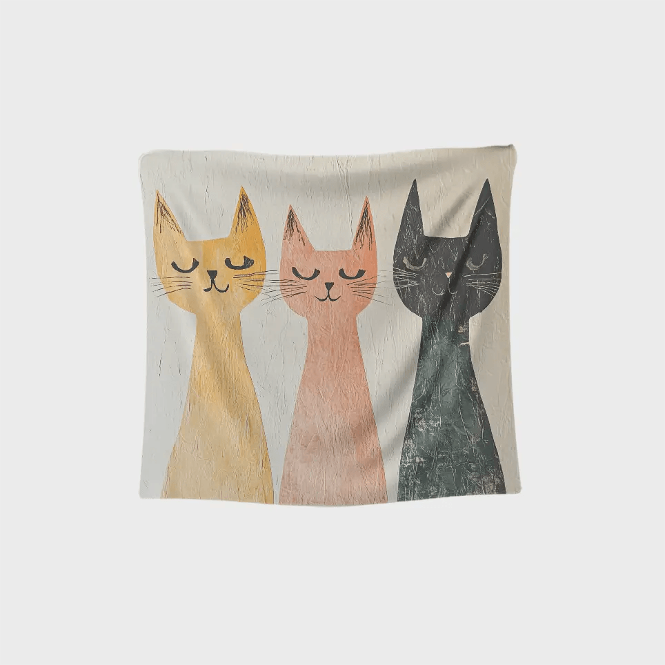 Purring Palette Tapestry