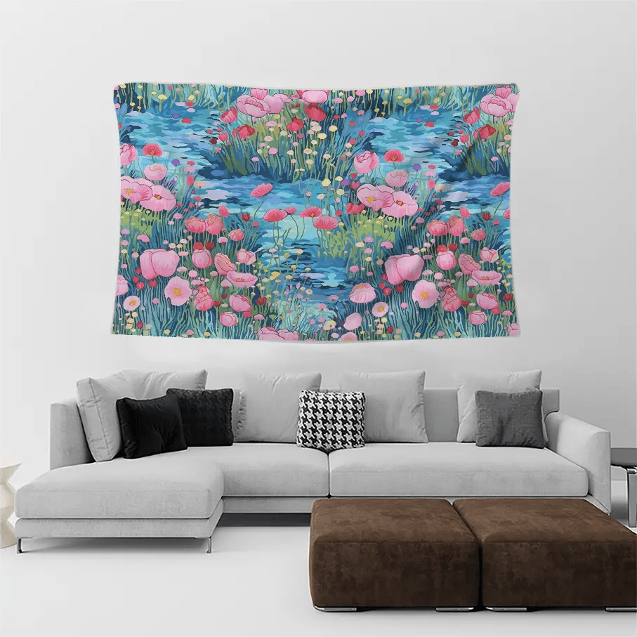 Monet Water Lilies Tapestry