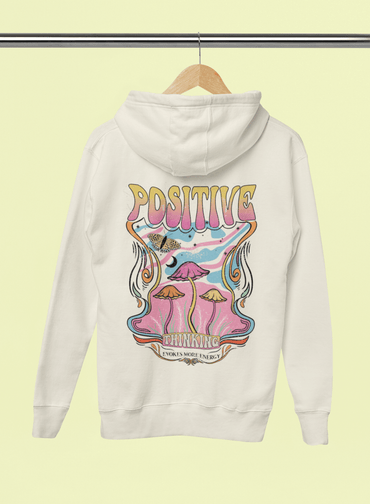 Oversized Hoodie - Positive Thinking Hoodie