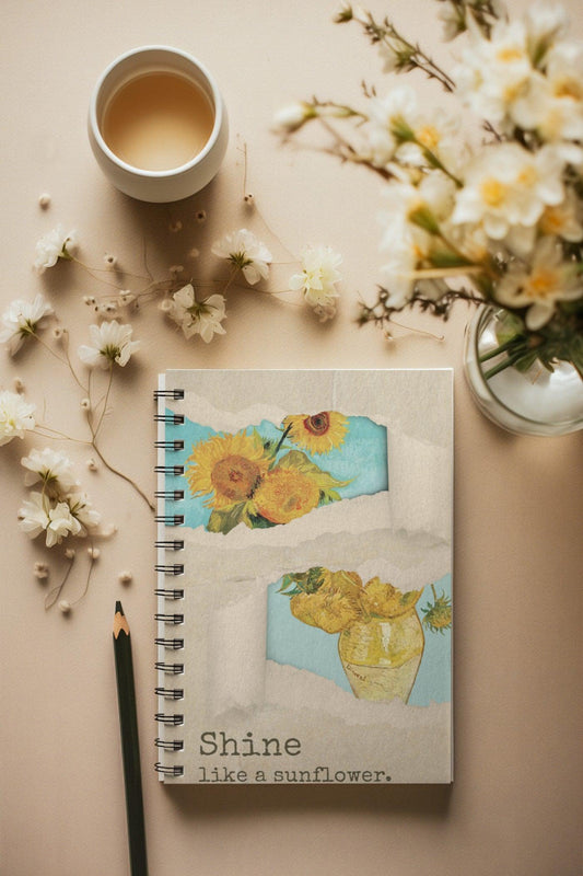 Sunflower Radiance Notebook
