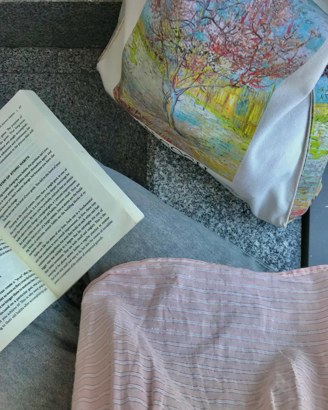 فان جوخ شجرة الخوخ الوردي - حمل حقيبة