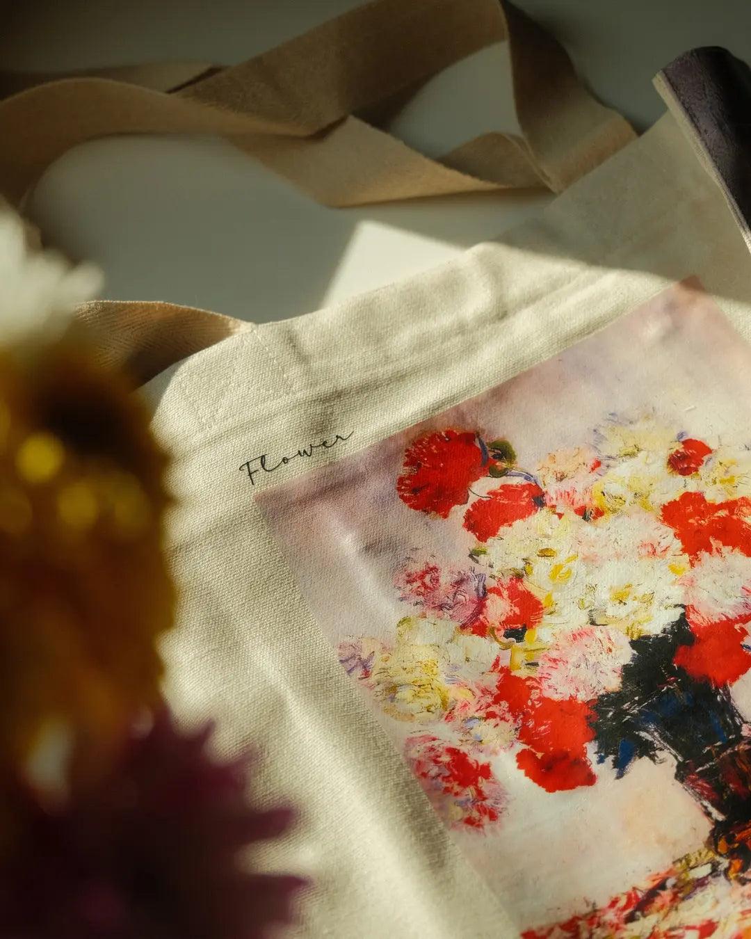 Peonies Claude Monet - Tote Bag