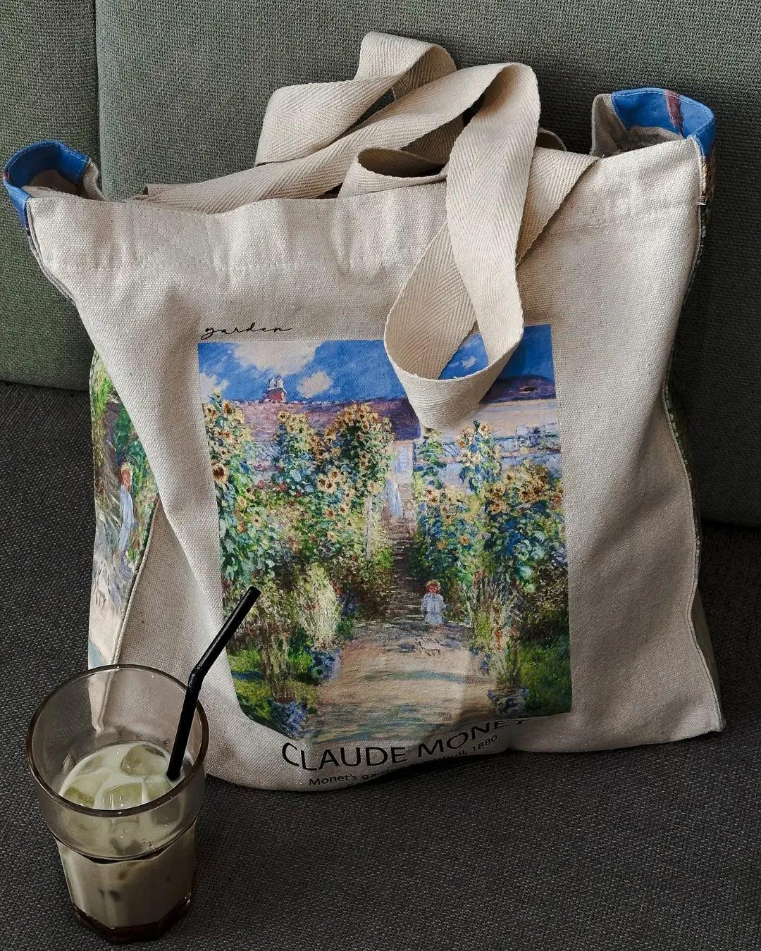 Claude Monet Garden - Tote Bag
