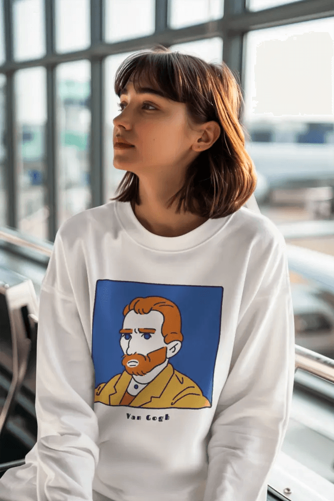 صورة فينسنت فان جوخ - قميص بياقة دائرية من القطن المختلط