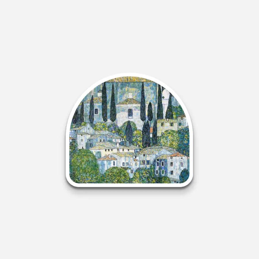 Chruch in Cassone Sticker