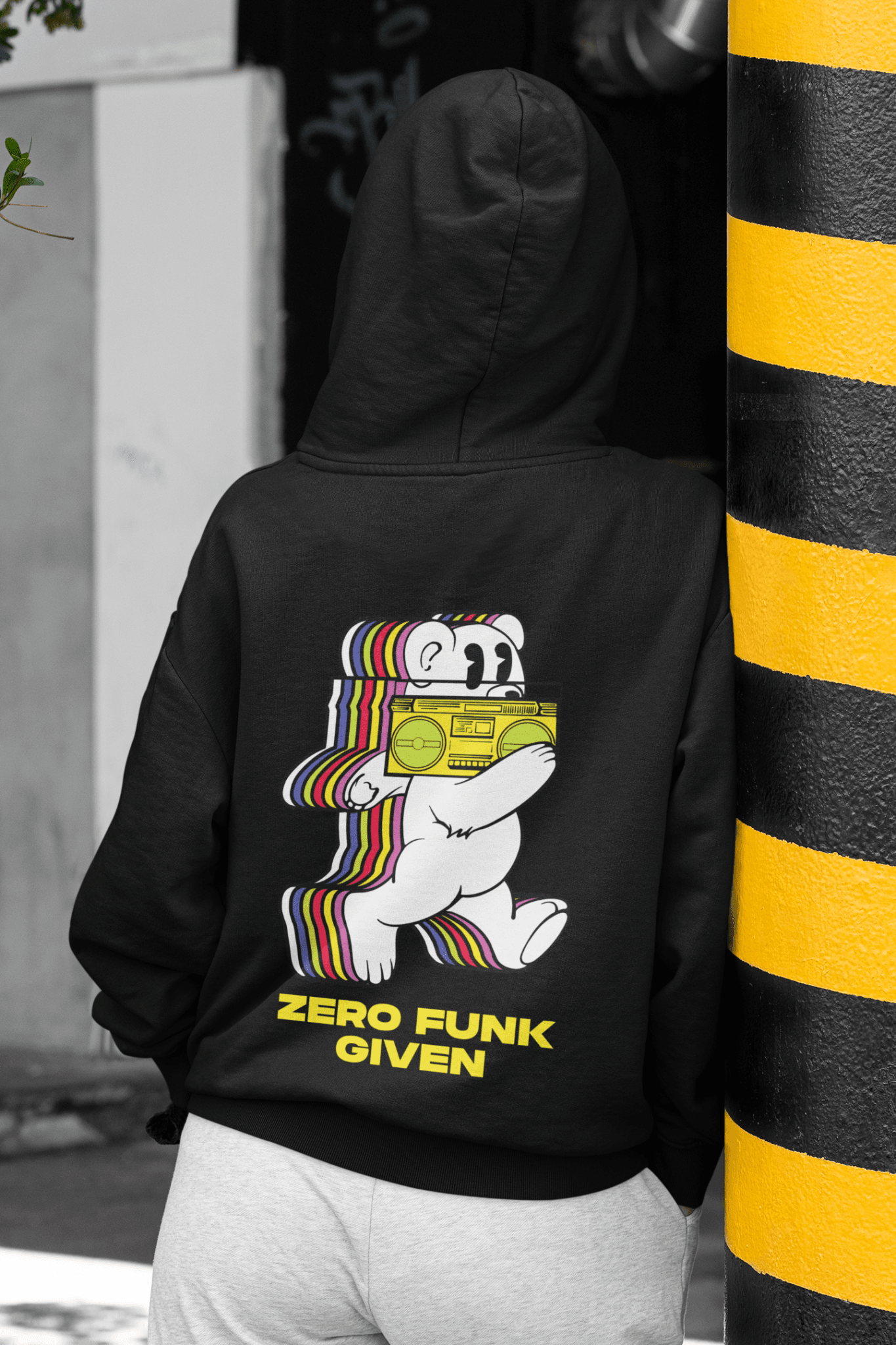 Oversized Hoodie - Zero Funk Given Hoodie