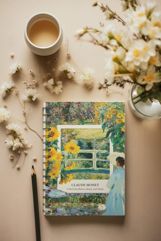 Monet's Garden Delights Notebook