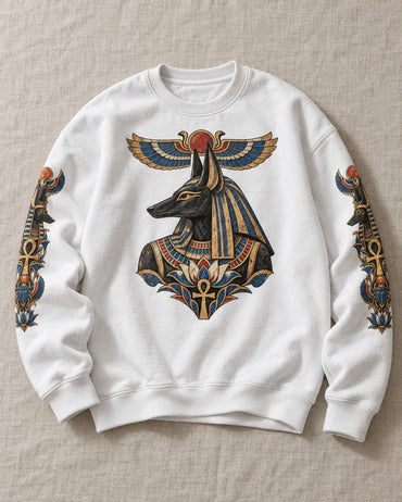 Anubis Sweatshirt - Flat lay · front | My Turtle