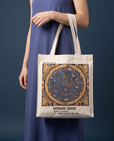 dendera-zodiac-tote-bag On body