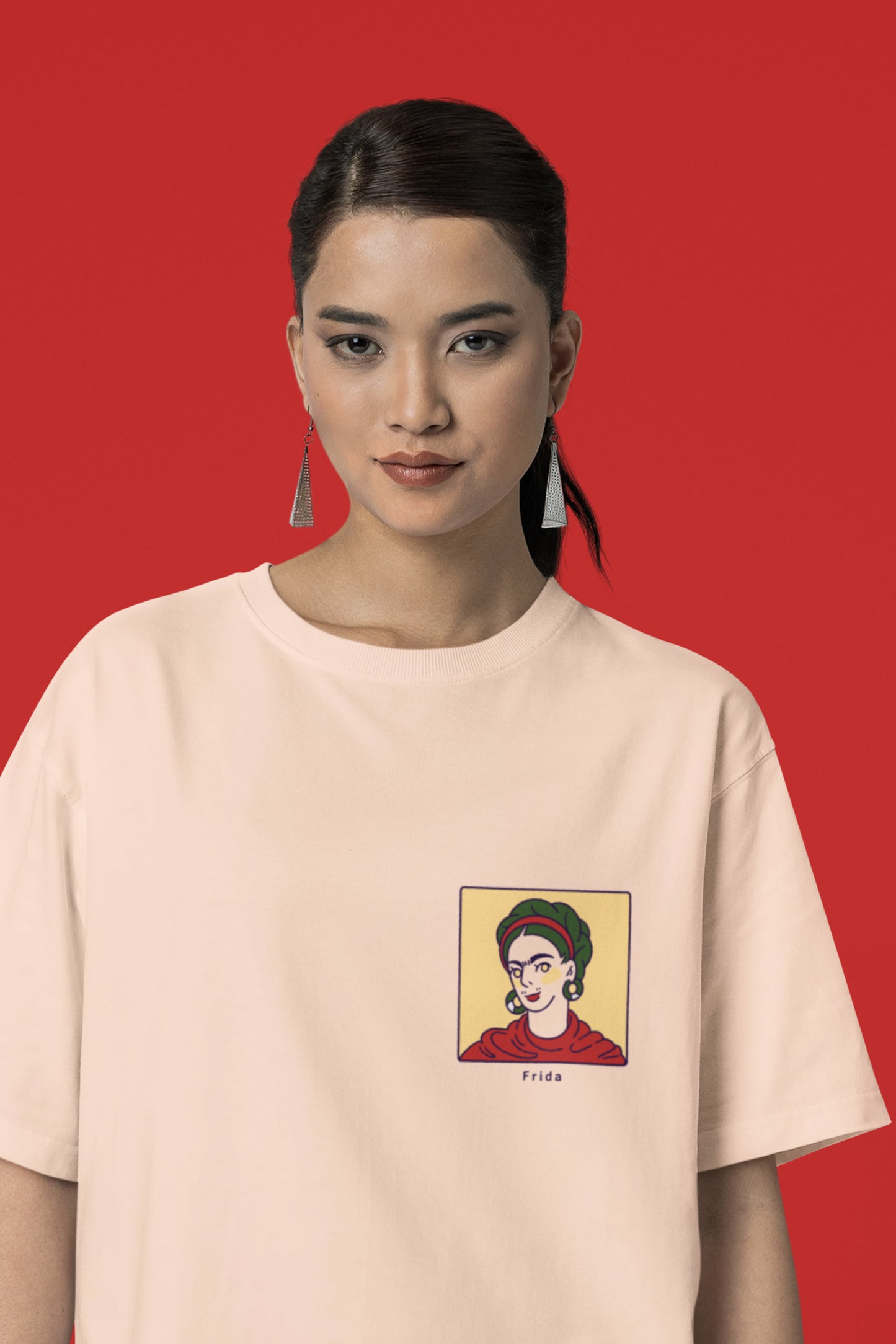 Oversized Hoodie - Frida Kahlo T-shirt