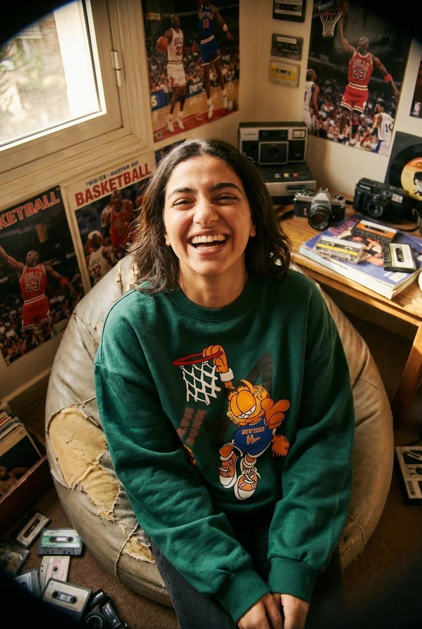 Money Don't Sleep Graphic Crewneck