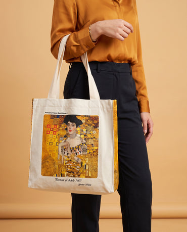 gustav-klimt-portrait-of-adele-tote-bag On body