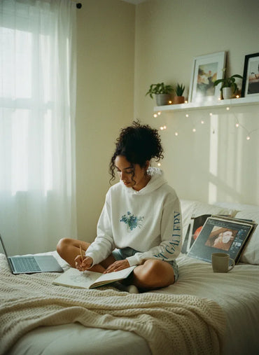 Van Gogh Irises Hoodie - Image 2