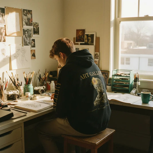 Starry Night Skeleton Hoodie - Image 3