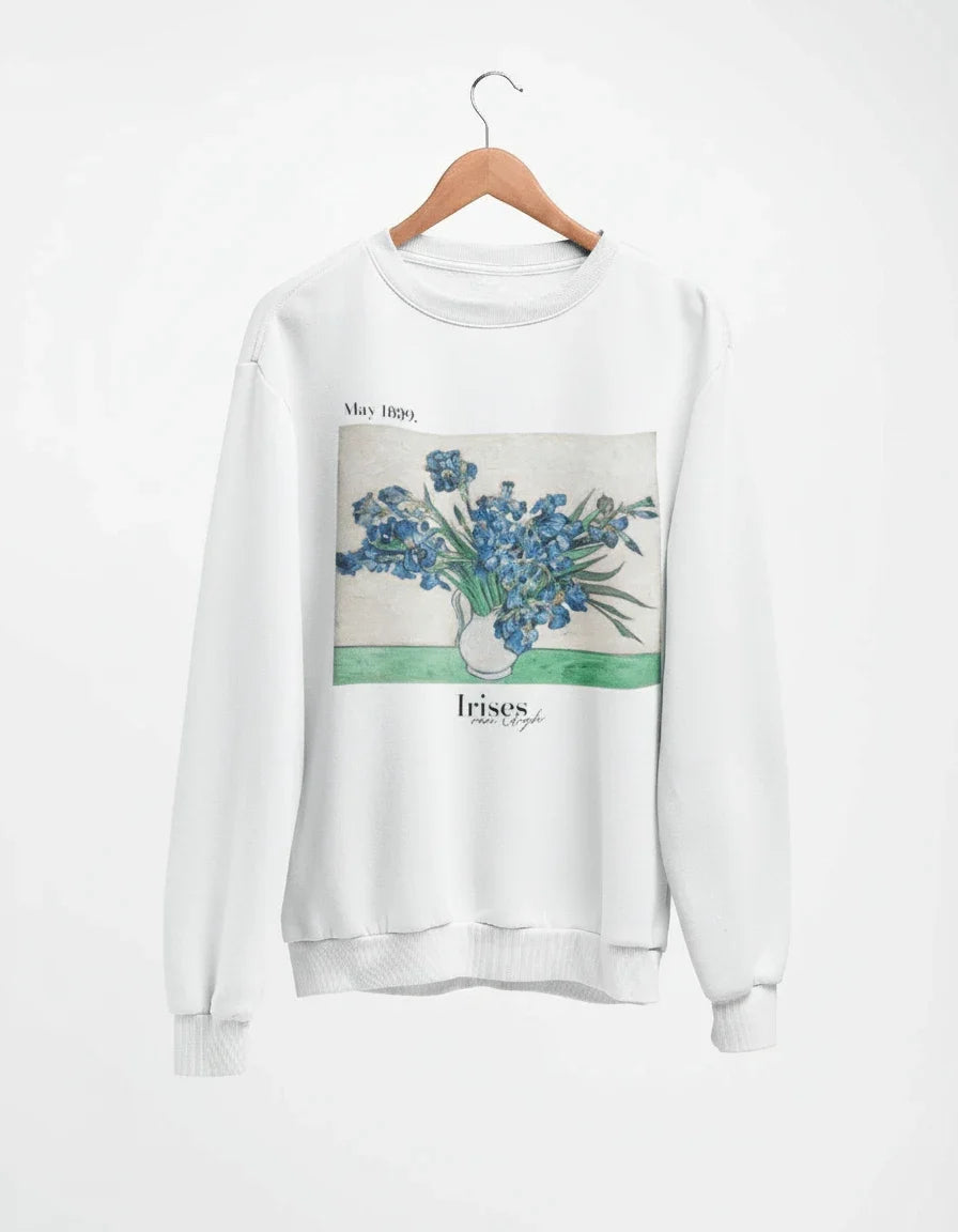 Irises 1889 Crewneck - Van Gogh - Image 4