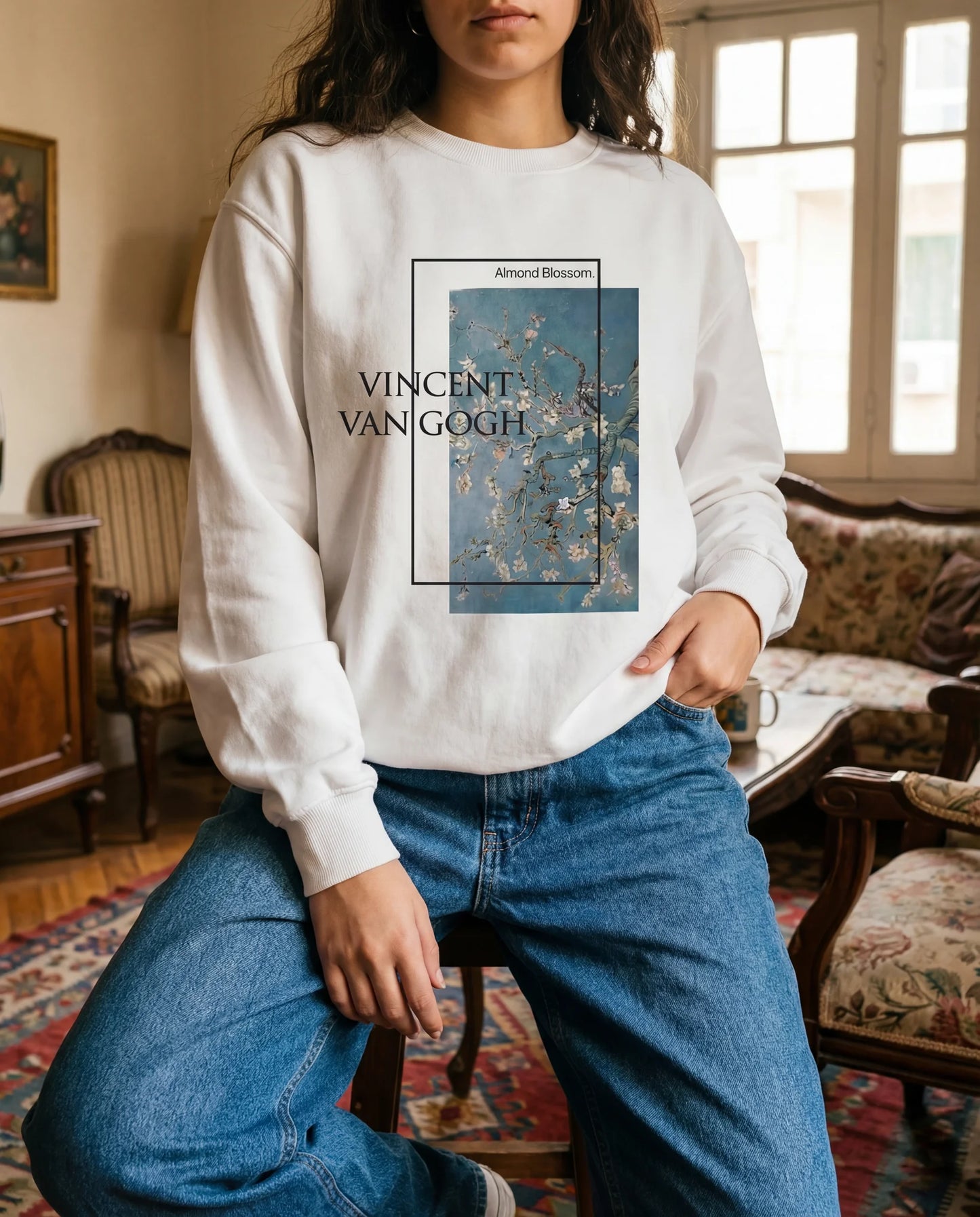 Almond Blossoms Crewneck - Sweatshirt | My Turtle