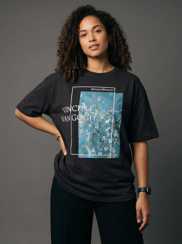 Almond Blossoms T-Shirt - Oversized T-Shirt | My Turtle