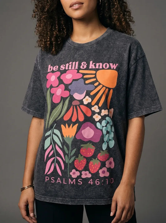 Be Still T-Shirt - Oversized T-Shirt | My Turtle