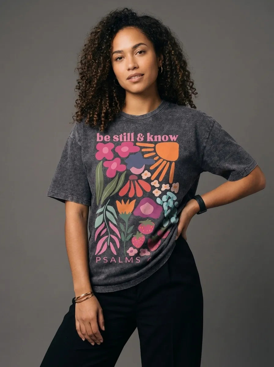 Be Still T-Shirt - Oversized T-Shirt | My Turtle