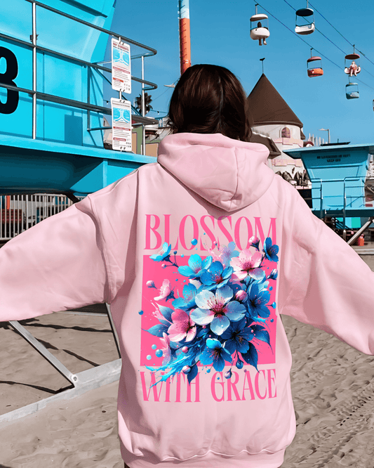 Bloom With Grace Hoodie Premium Quality - Oversized Hoodie | My Turtle
