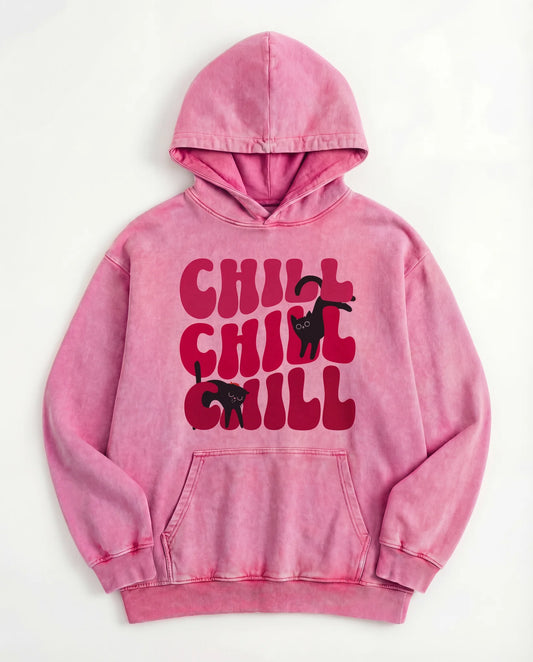 Chill Kitty Hoodie - Hoodie | My Turtle