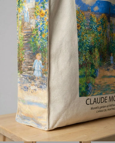 Claude Monet Garden - Tote Bag - Artsy Tote Bag | My Turtle