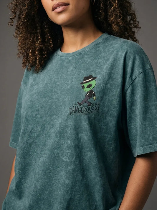 Dangrousss Alien T-shirt - Oversized T-Shirt | My Turtle