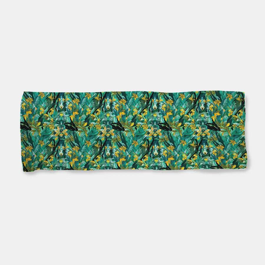 Emerald Blossoms Scarf - Chiffon Scarf | My Turtle