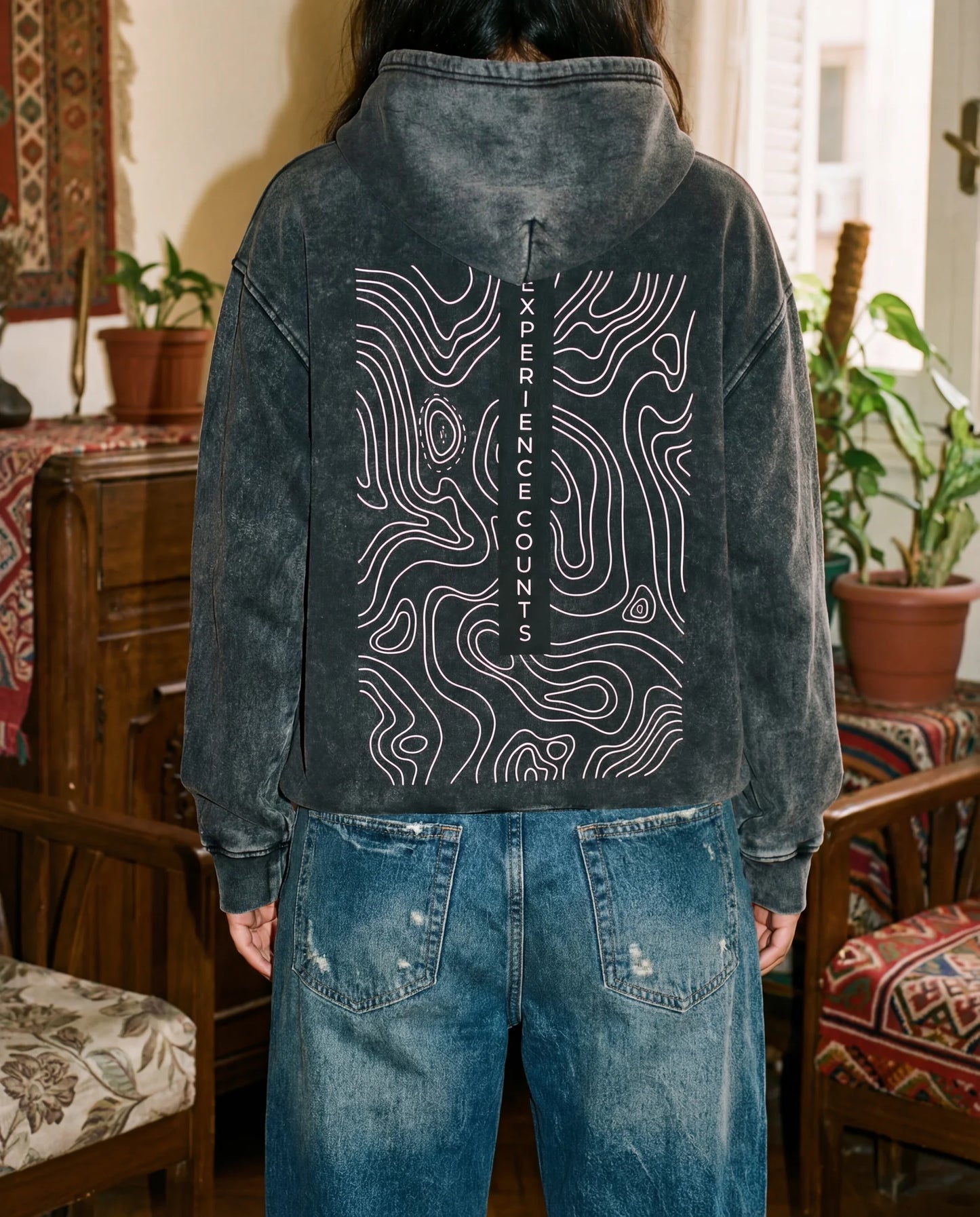 Experience Counts Hoodie - Washed Hoodie | My Turtle