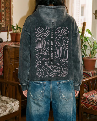Experience Counts Hoodie - Washed Hoodie | My Turtle