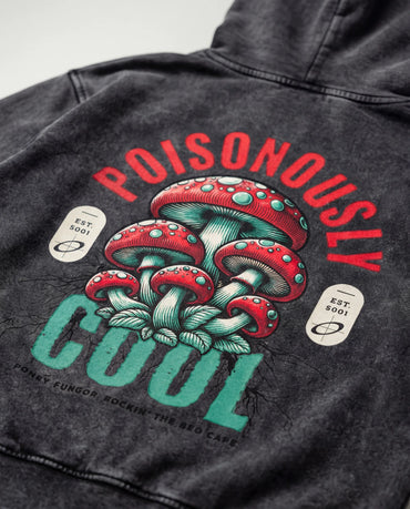 Funky Fungus Hoodie - Washed Hoodie | My Turtle