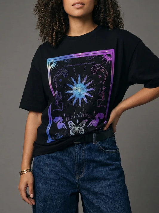 Galactic Exploration T-Shirt - Oversized T-Shirt | My Turtle
