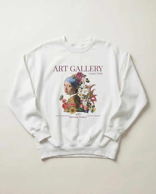 Girl with Pearl Earring Art Gallery Crewneck - Sweatshirt | My Turtle