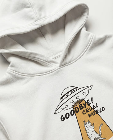 Goodbye Cruel World Hoodie - Oversized Hoodie | My Turtle