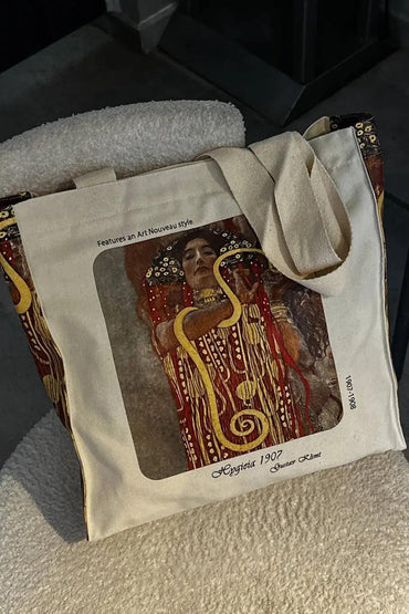 Gustav Klimt's Hygieia - Tote Bag - Artsy Tote Bag | My Turtle