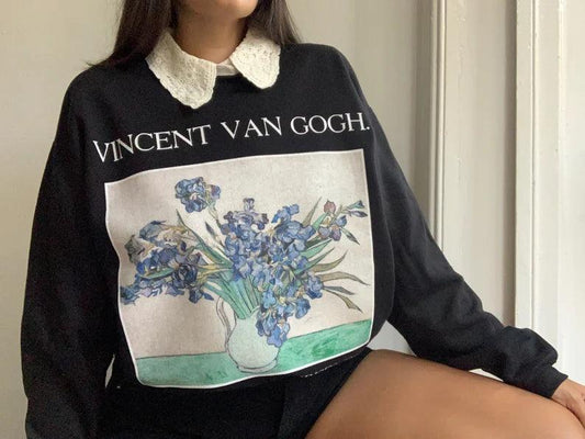 Irises Crewneck (Mixed Cotton) - Sweatshirt | My Turtle