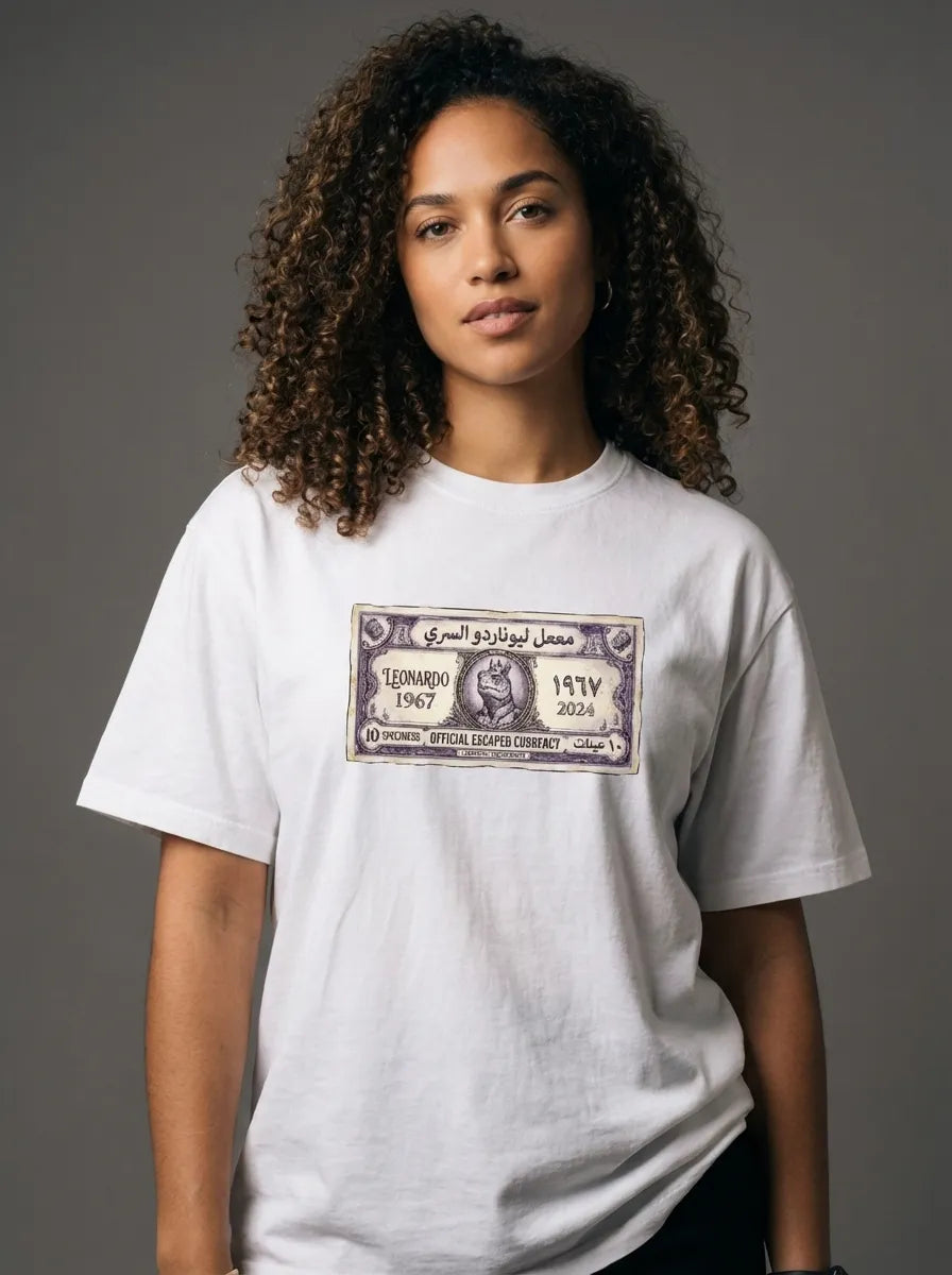 Leo Secret Lap Currency T-Shirt - Oversized T-Shirt | My Turtle