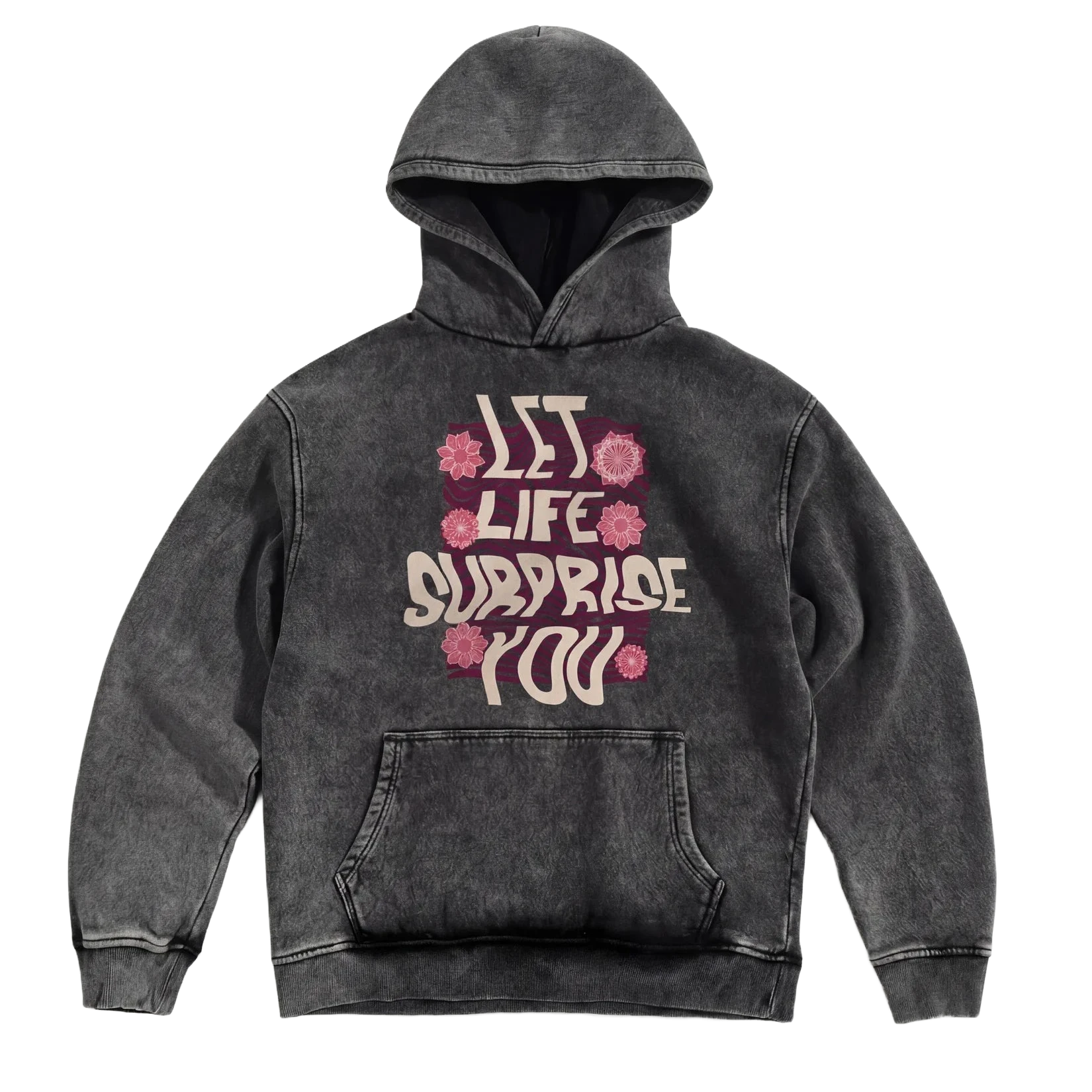 Let Life Surprise You Hoodie - Washed Hoodie | My Turtle