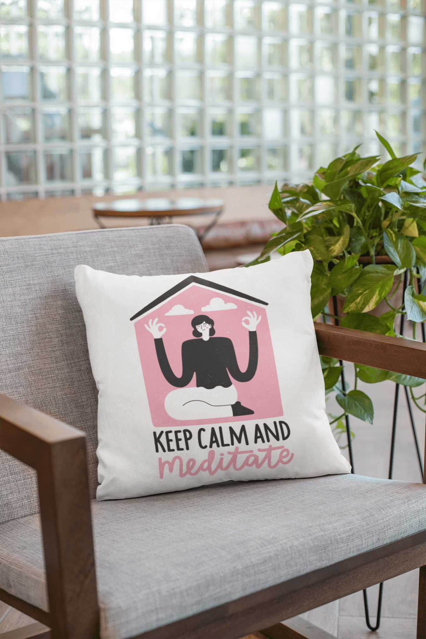 Meditate Cushion - Cushion | My Turtle