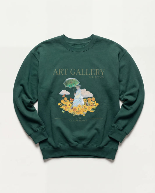 Monet Van Gogh Art Gallery Crewneck - Sweatshirt | My Turtle