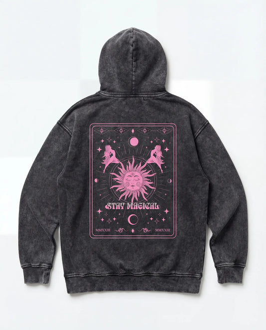 Mystical Oversized Hoodie - Washed Hoodie | My Turtle