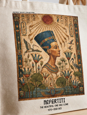 Nefertiti - Tote Bag - Artsy Tote Bag | My Turtle