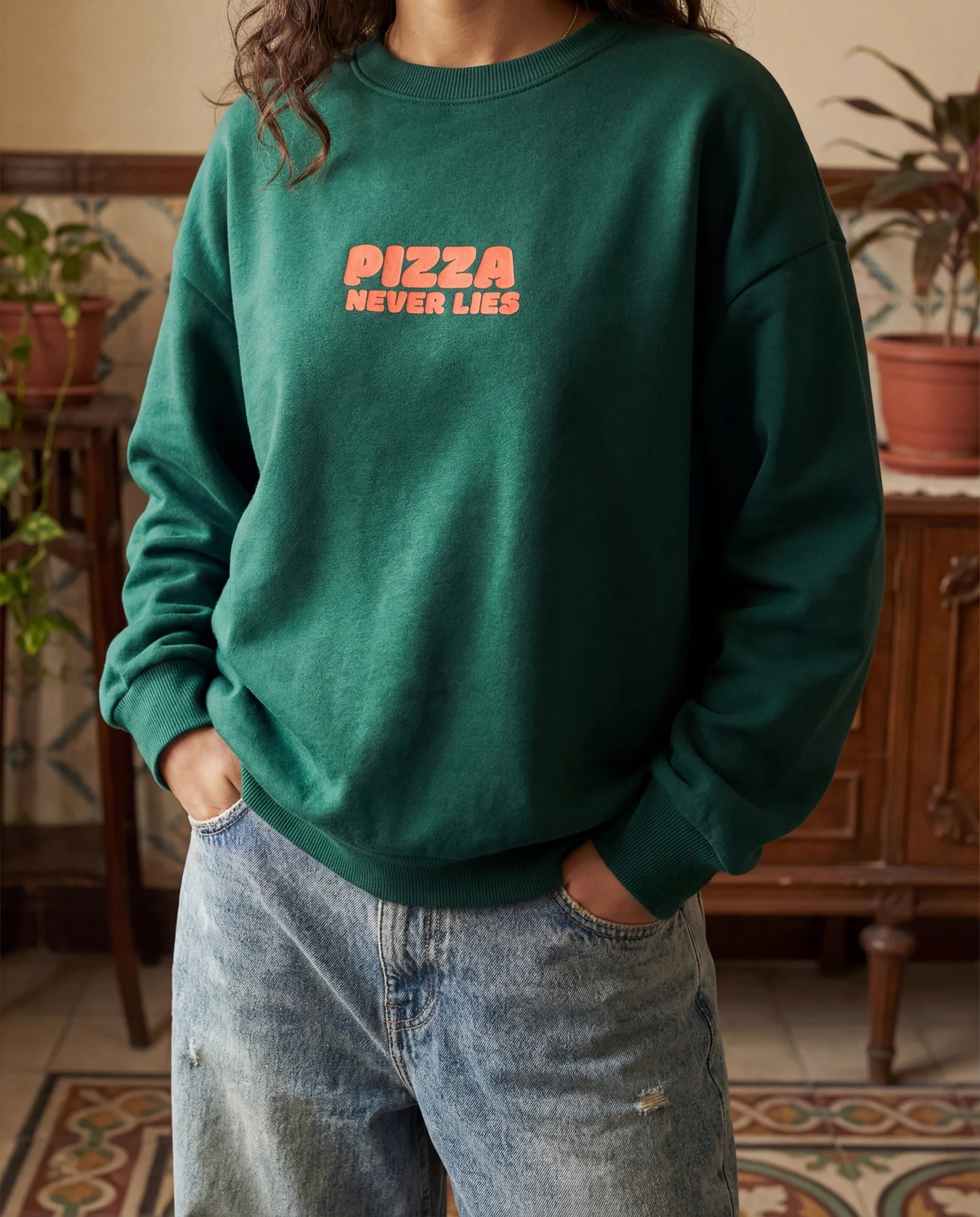 Pizza Never Lies Sweatshirt - Sweatshirt | My Turtle