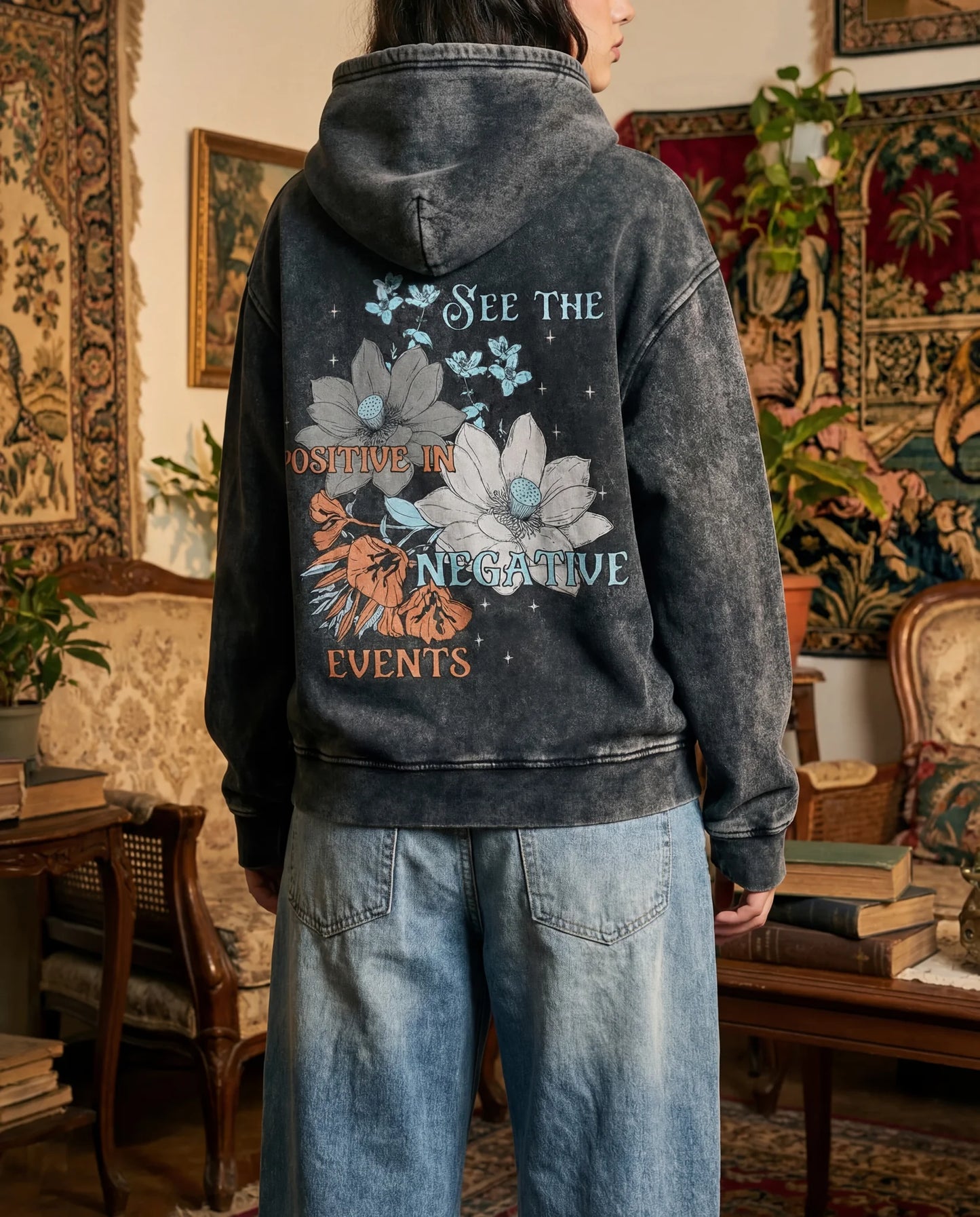 See The Positive Hoodie - Washed Hoodie | My Turtle
